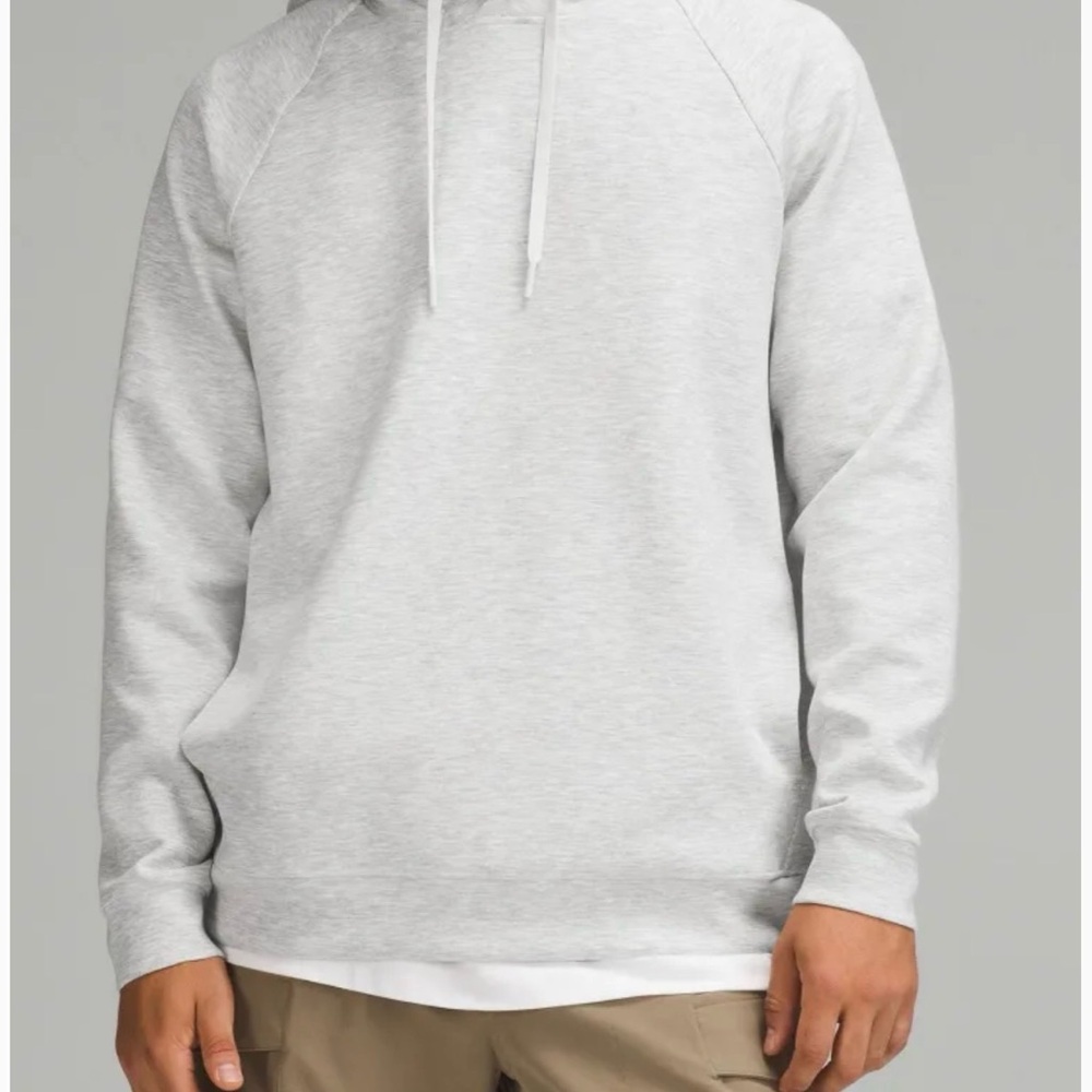 lululemon athletica Light Gray Men's Pullover Hoodie